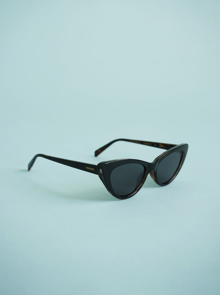 Komono ROSIE Black Tortoise Sunglasses