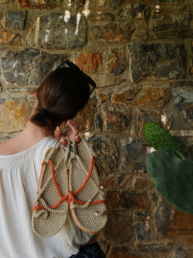 Toe Joe Camel Pumpkin Sandals