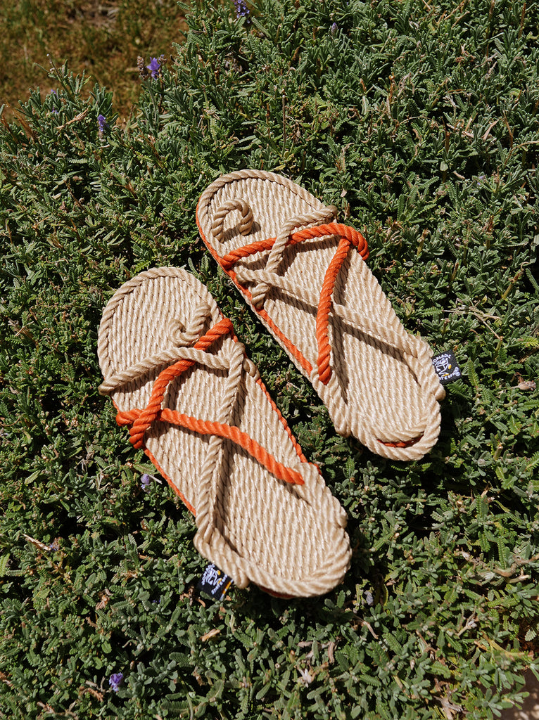 Toe Joe Camel Pumpkin Sandals