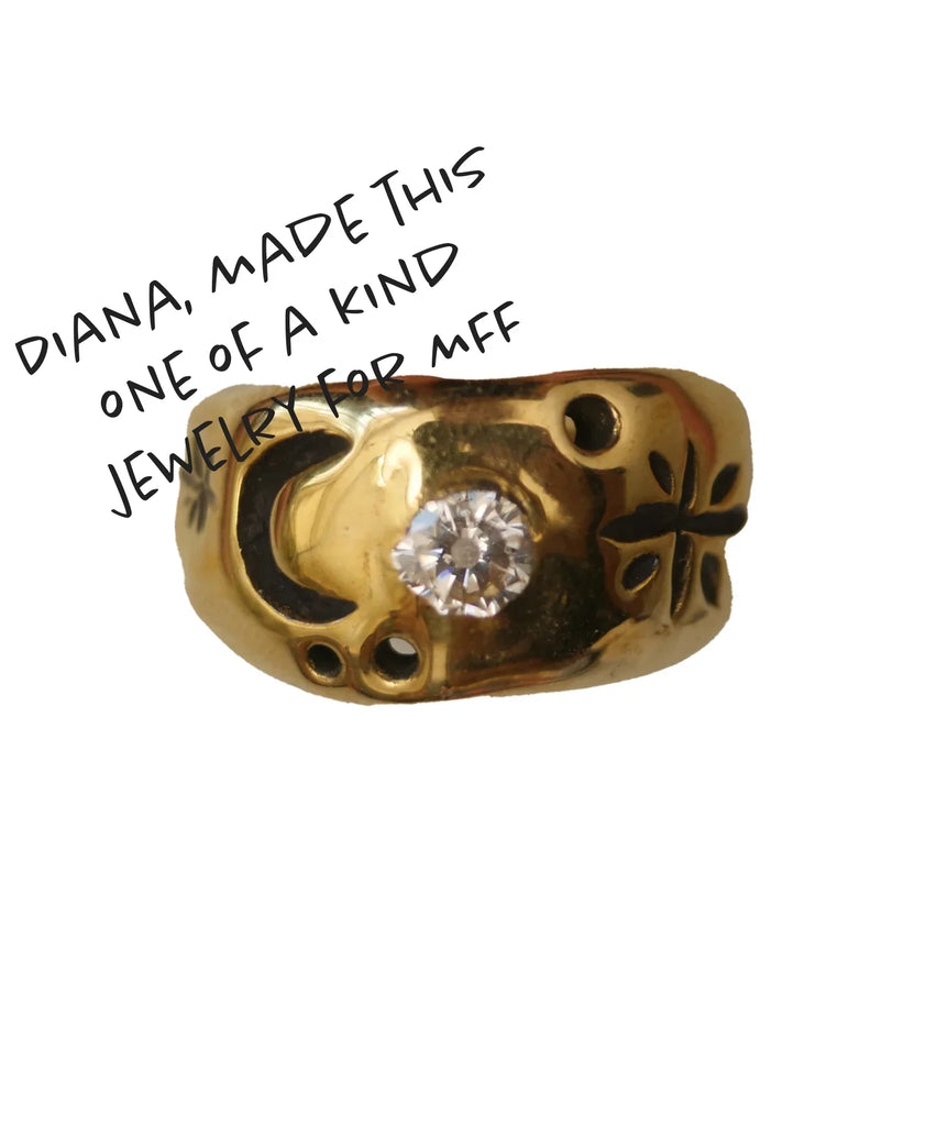 Celestial Ring — Gold with crystal detail — MYFASHIONFRUIT