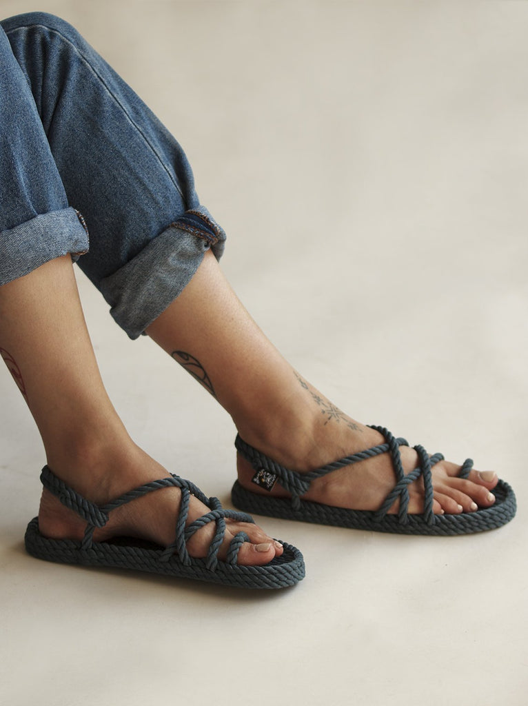 Toe Joe Denim Sandals