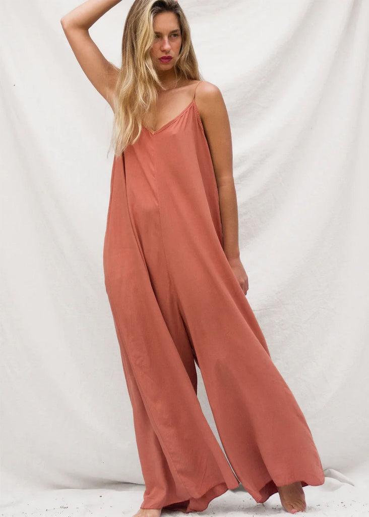 Catalina Clay Jumpsuit