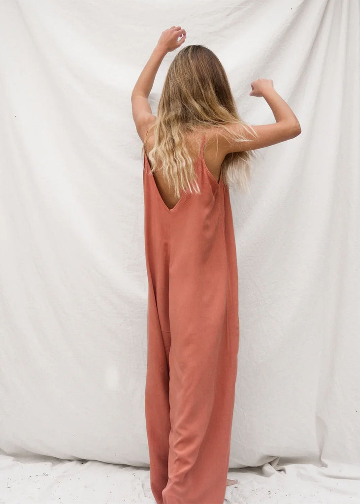 Catalina Clay Jumpsuit