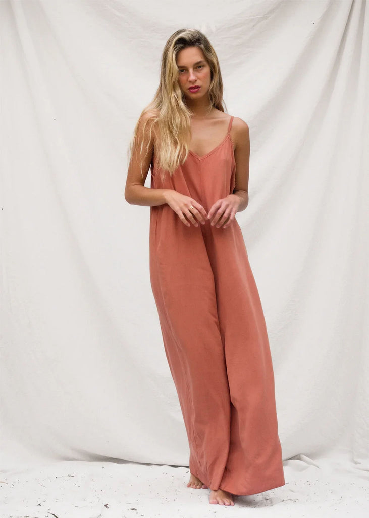 Catalina Clay Jumpsuit