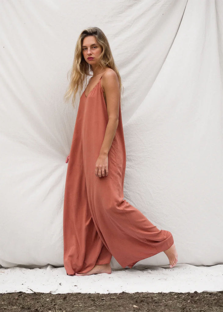 Catalina Clay Jumpsuit