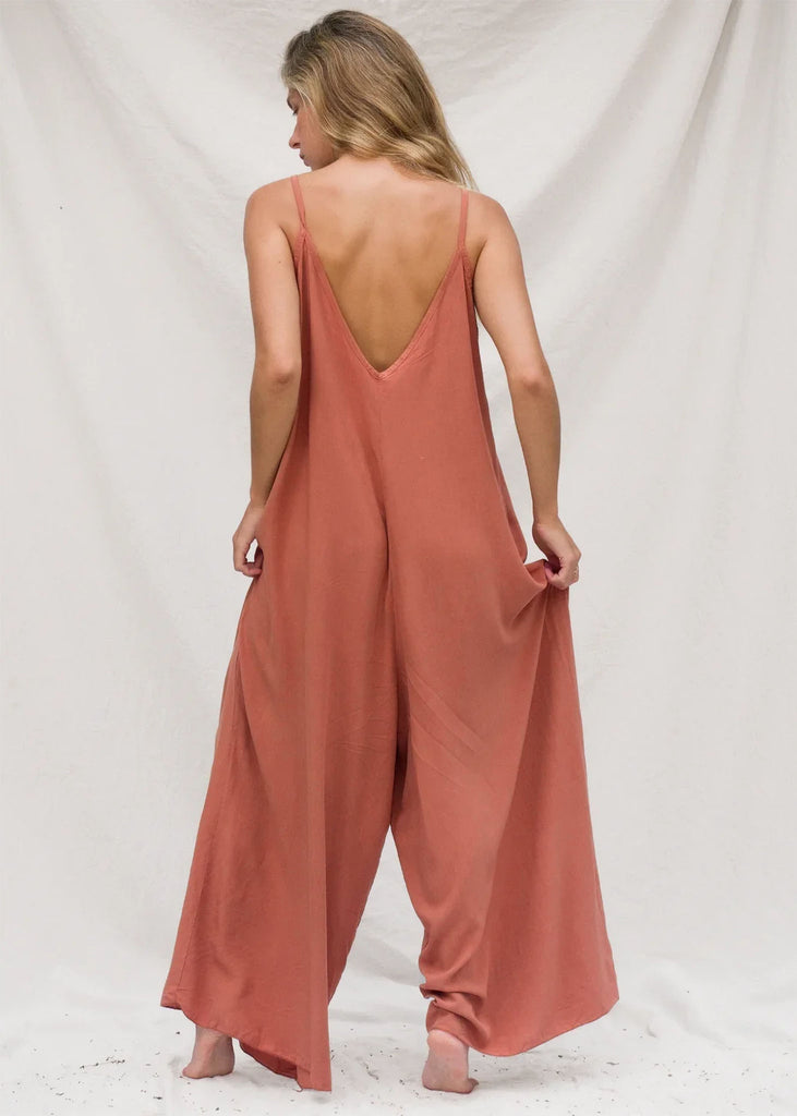 Catalina Clay Jumpsuit