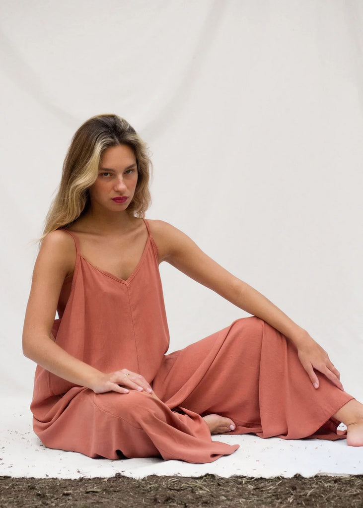 Catalina Clay Jumpsuit