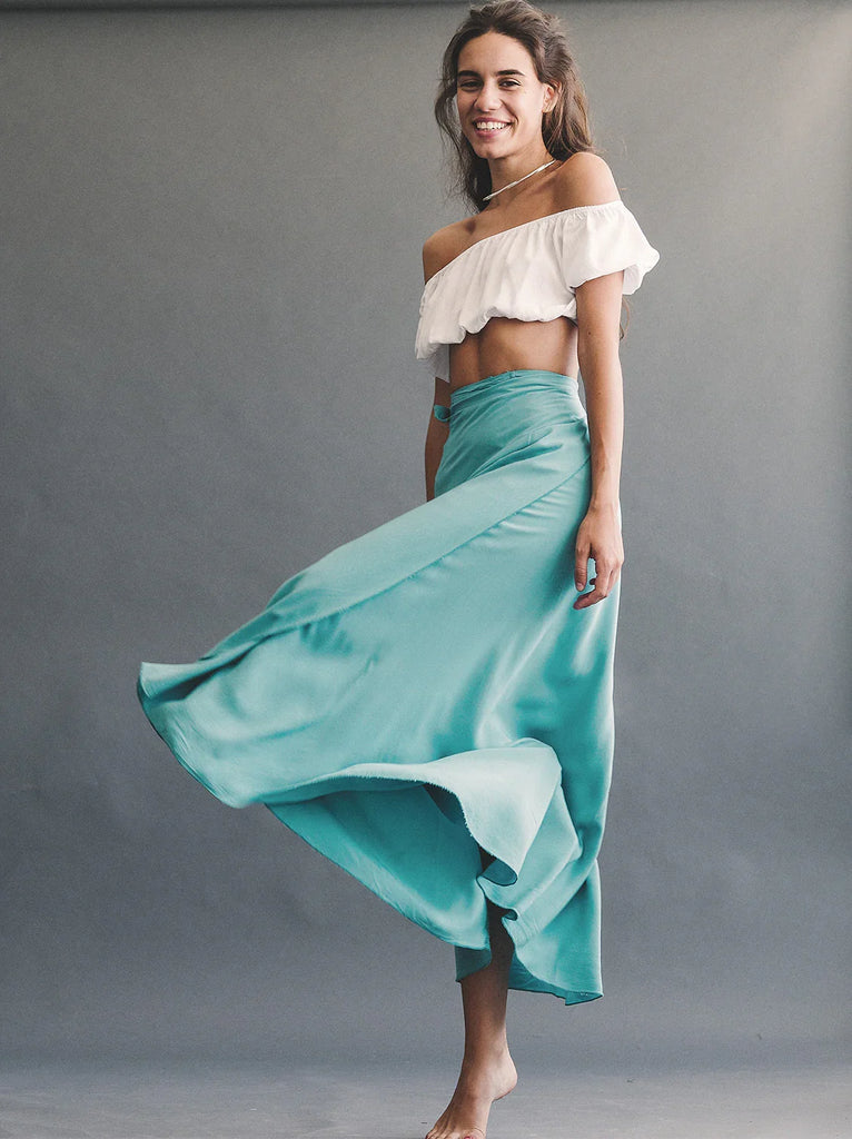 Alanis Aqua Skirt