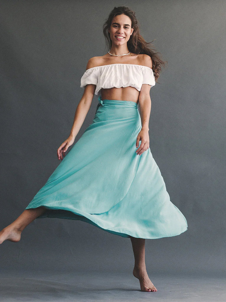 Alanis Aqua Skirt