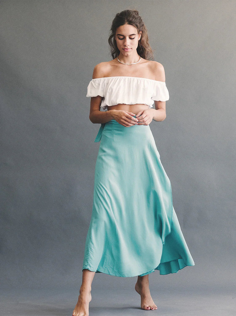 Alanis Aqua Skirt