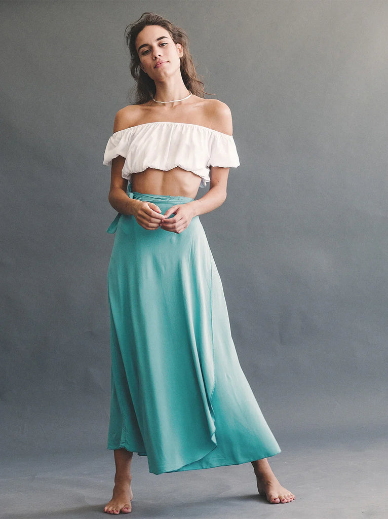 Alanis Aqua Skirt