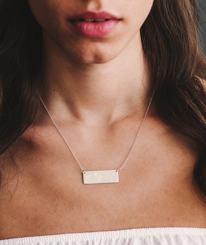 We Are All Beautiful Bar Pendant