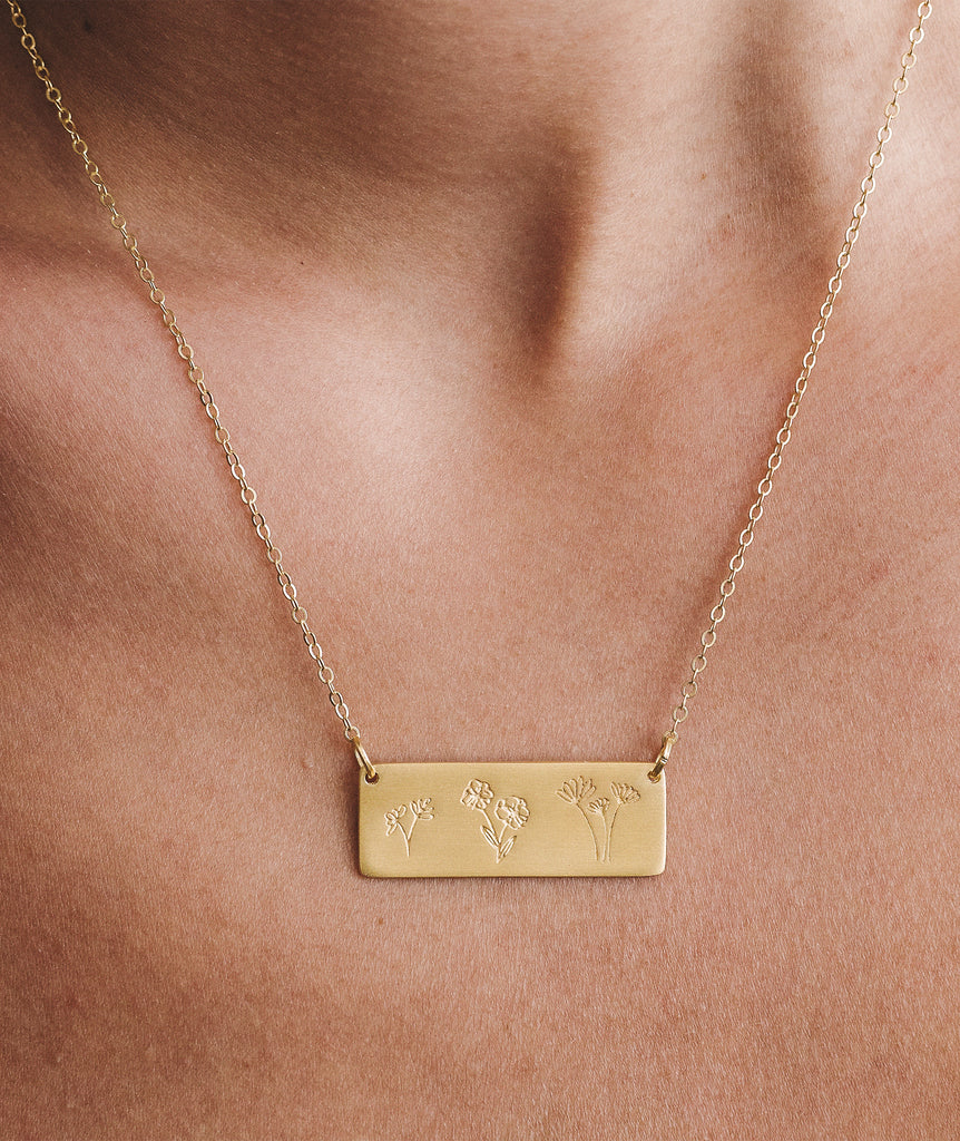 We Are All Beautiful Bar Pendant
