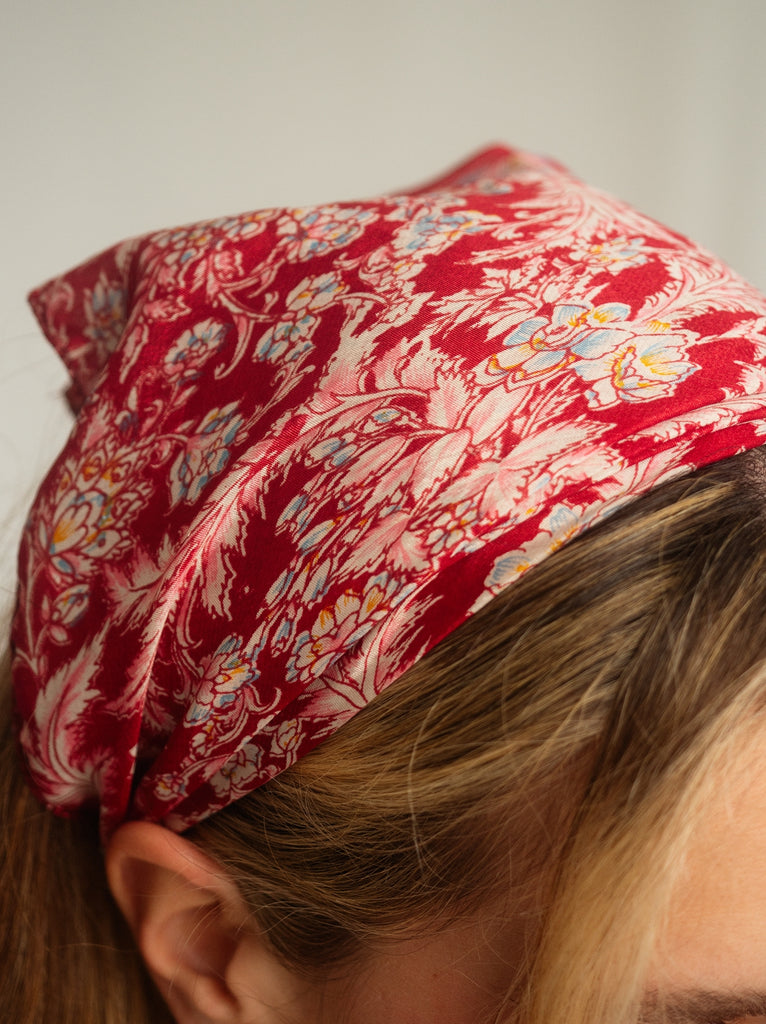 Silk & Colorful Scarf - 50x50 (cm)