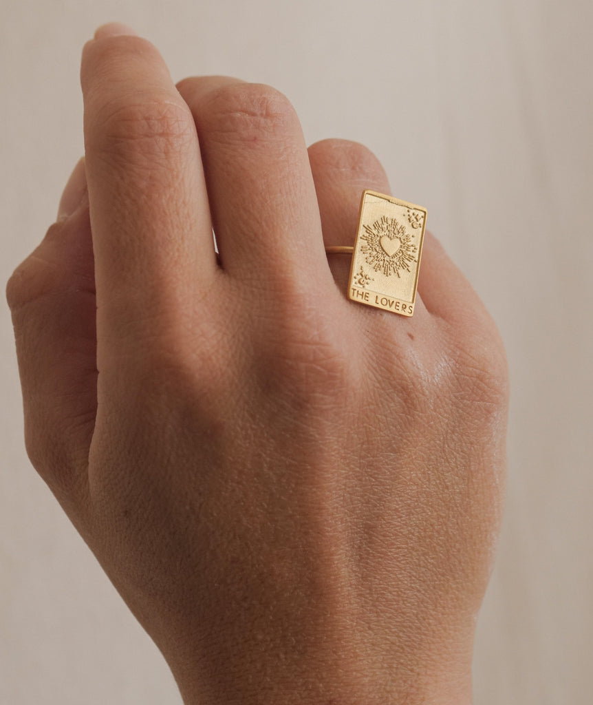 The Lovers Tarot Ring