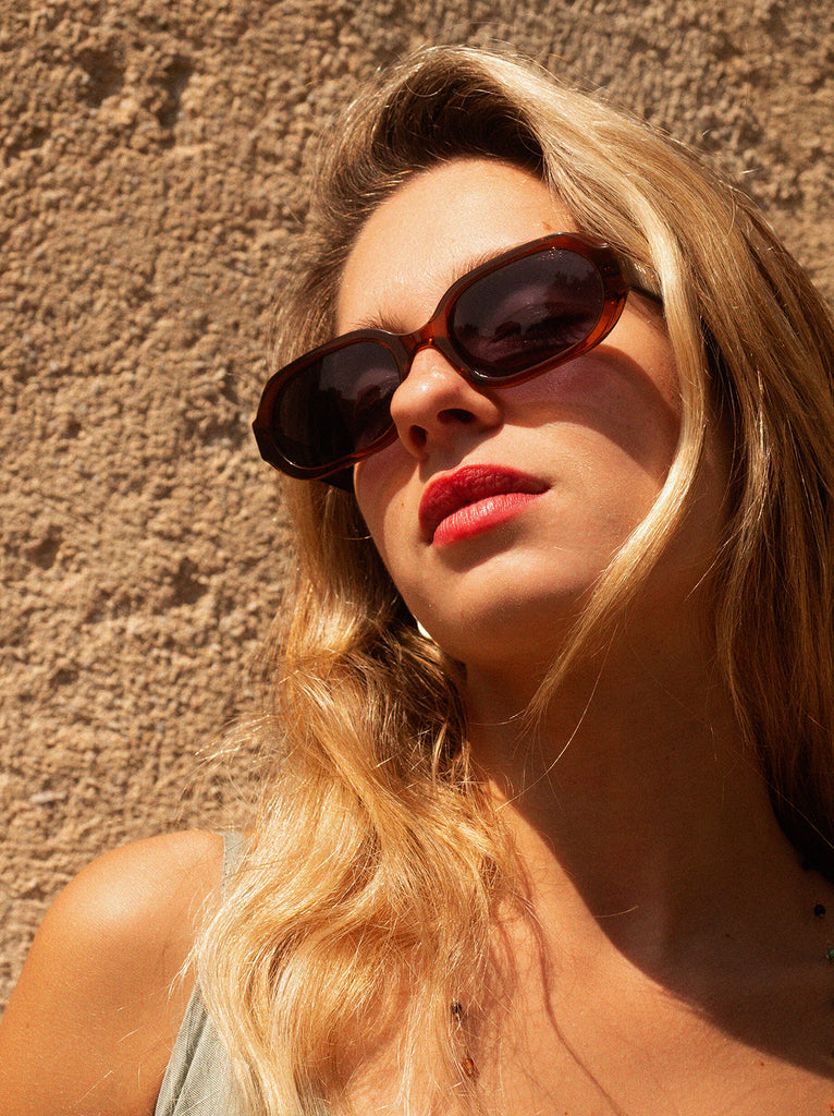 Komono NIKI Rust Sunglasses