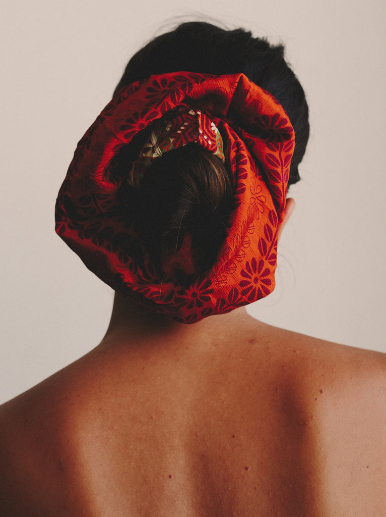 Voluminous Silk Scrunchie
