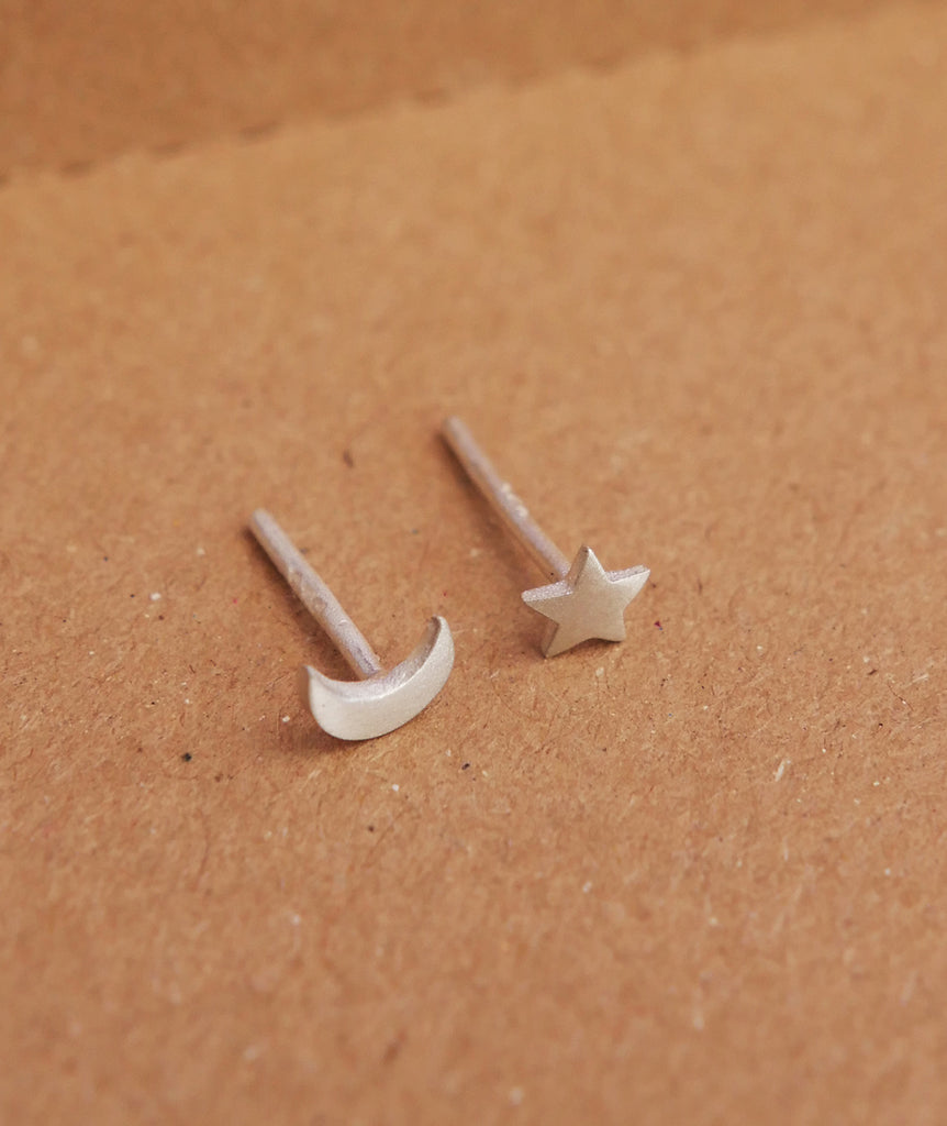 Moon & Star Earrings
