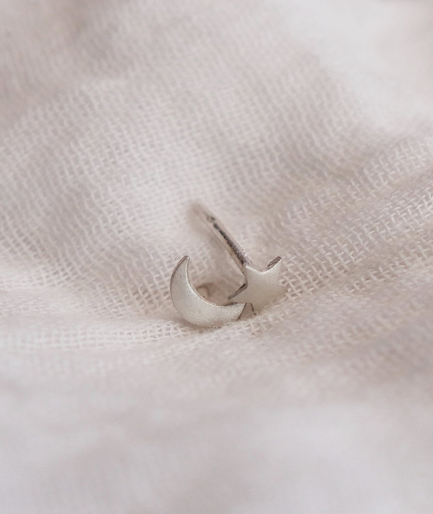 Moon & Star Earrings